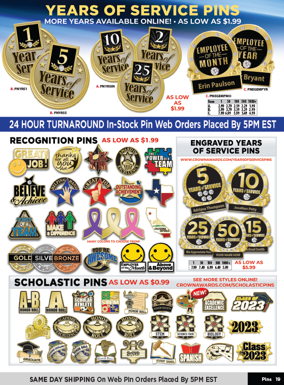 Crown Awards Catalog