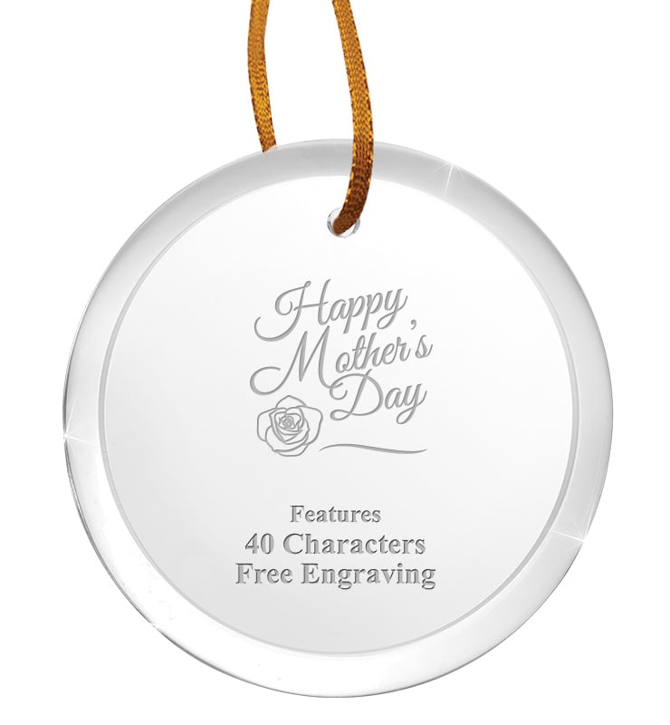 Round Crystal Ornament