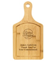 13 1/2" Bamboo Cutting Board With Handle