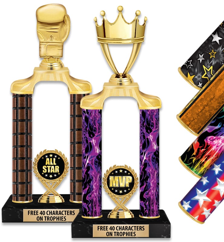 2 Poster Pedestal Trophy