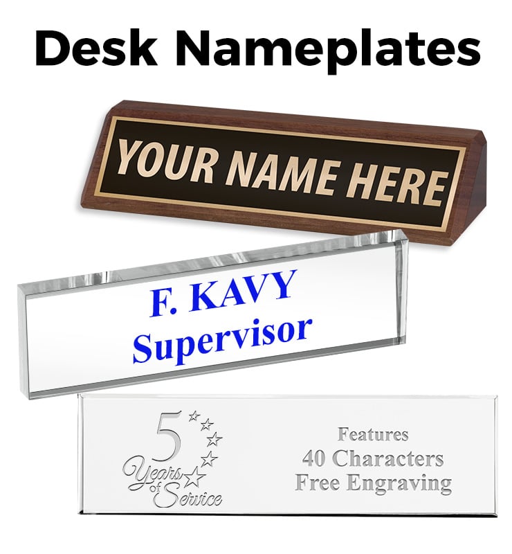 Desk Nameplates