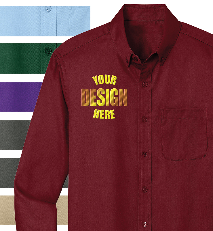 Men's Long Sleeve Dress Shirt