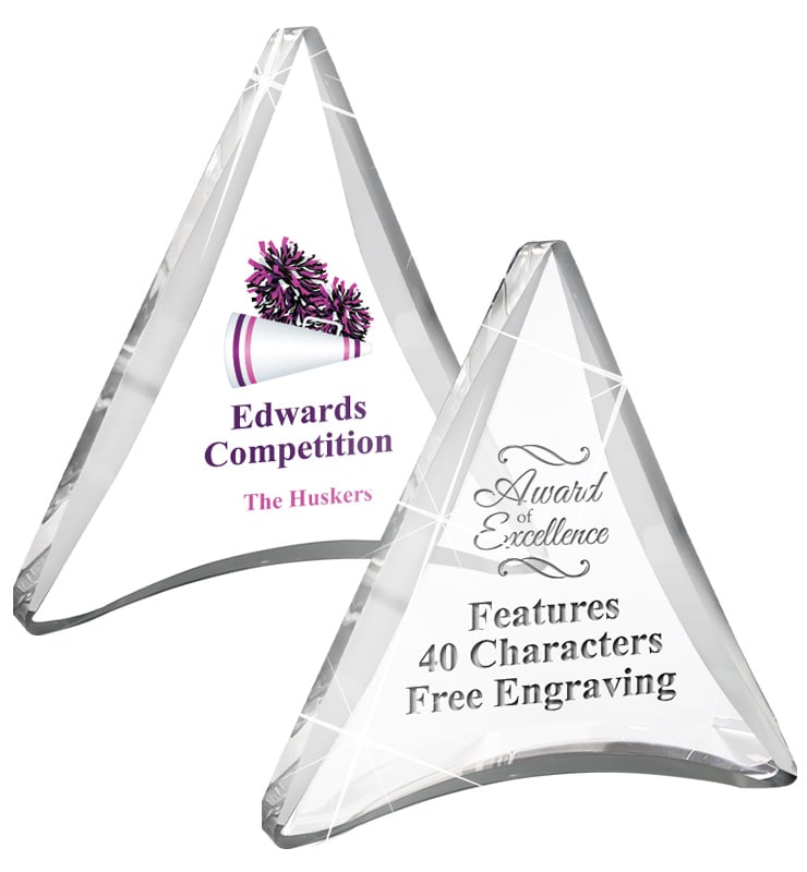Triangle Acrylic Award