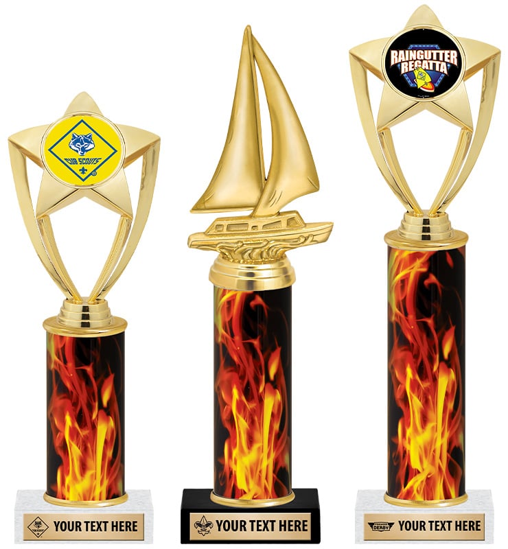 10"-12" Inferno Scouts™ Column Trophy