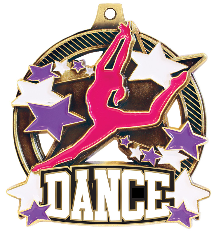 2 1/4" Dance Shieldz Medals
