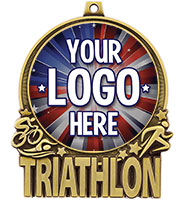 3" Triathlon Double Action 2.0 Medal