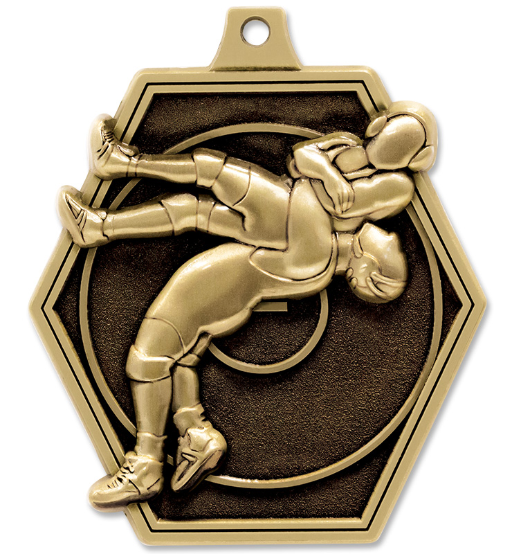 2 1/4" Masters Wrestling Medals