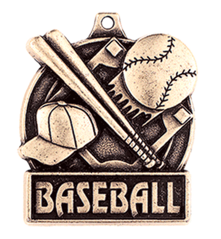 1 3/4" Baseball Medals
