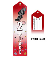 2nd Place Winged Foot Ribbon