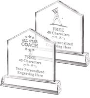 Customized G.O.A.T. Award / Greatest Of All Time Award, Golden Plaque, Free  Wording, Gift for Him/ Her, Gift For the Best Coach, Man, Woman