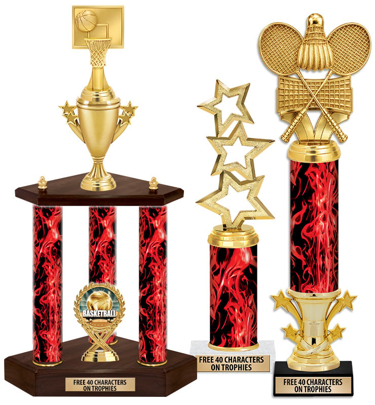 Red Inferno Column Trophies