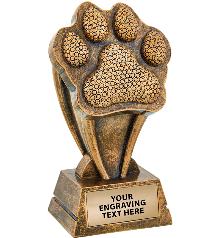 Paw Mascot Sculpture