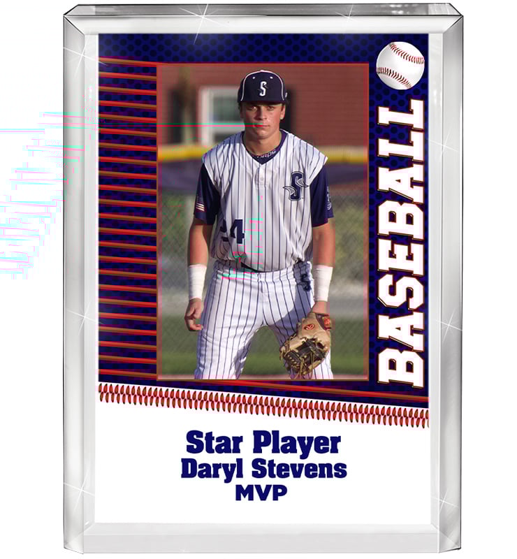 Baseball Card Photo Acrylic