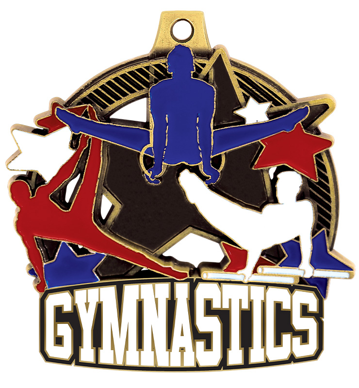 2 1/4" Male Gym Shieldz Medal