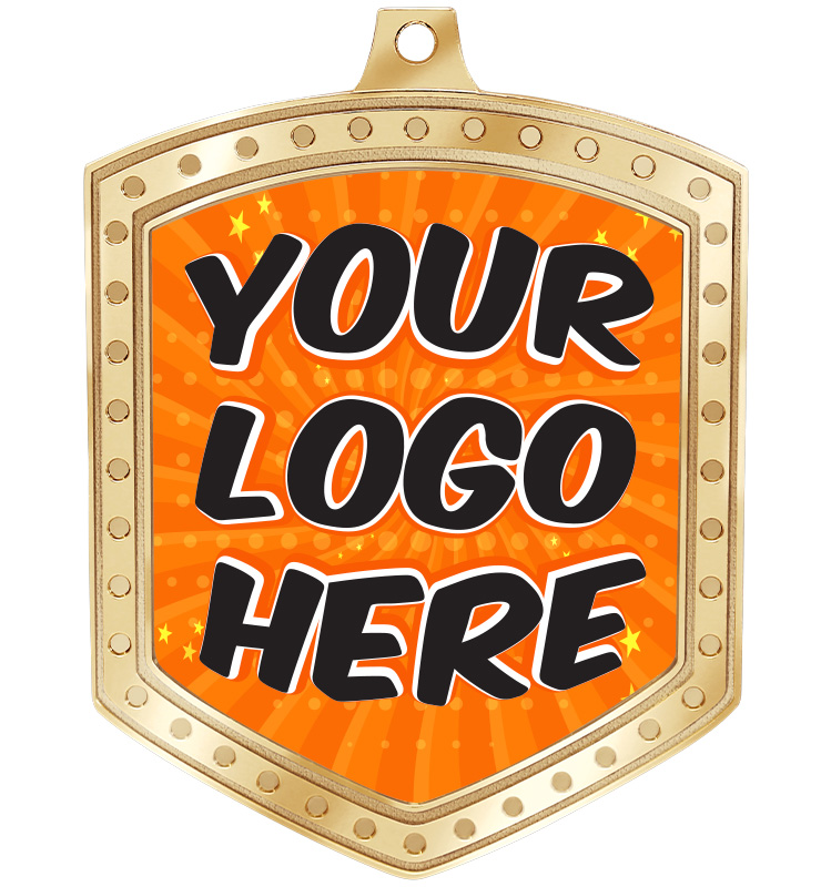2 3/4" Marquee Shield Insert Medal
