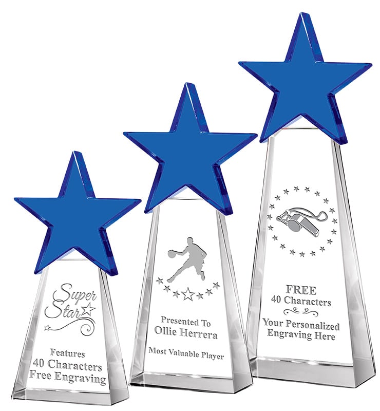 Sapphire Dynostar Crystals