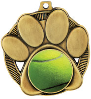 2" Paw Print Mascot Insert Medal