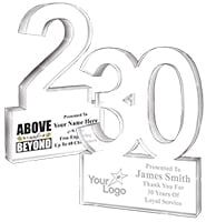 Years Of Service Acrylics