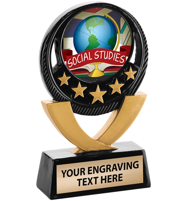 Five Star Black And Gold Insert Sculpture