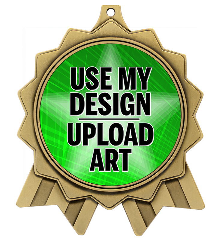 3" Rosette Insert Medals