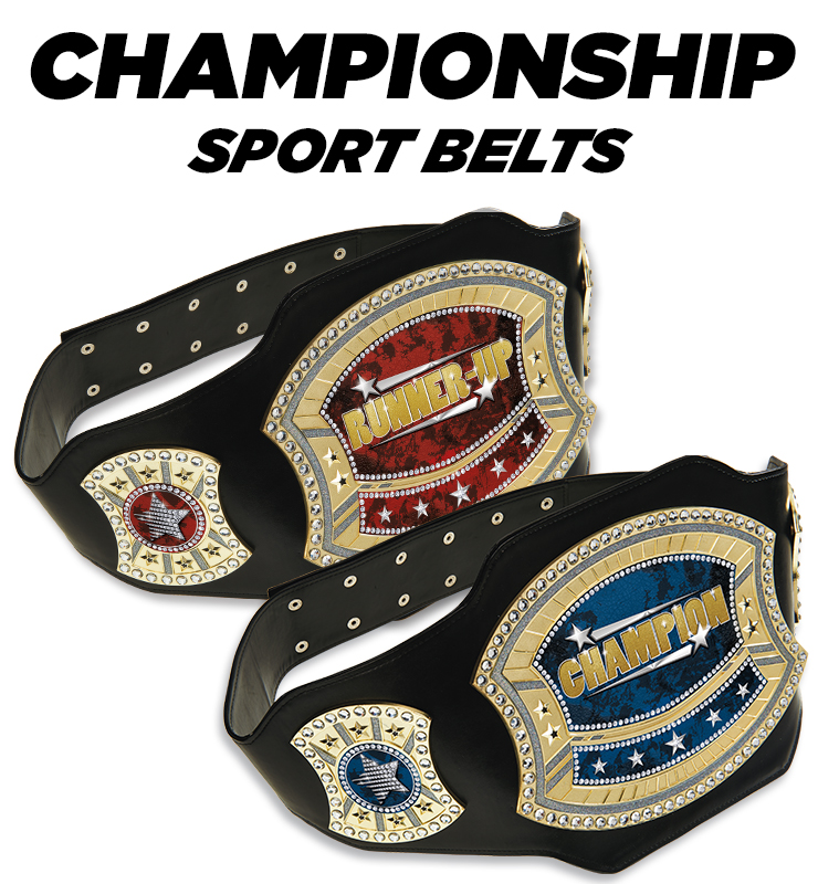 Black Championship Sport Belt