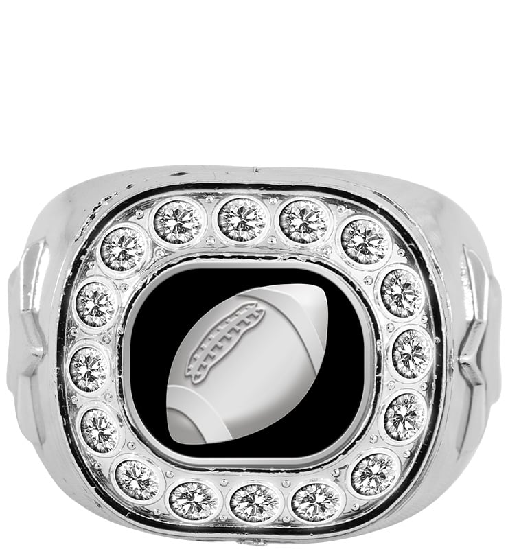 Football Championship Crystal Ring