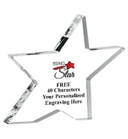 Skyrocket Acrylic Star