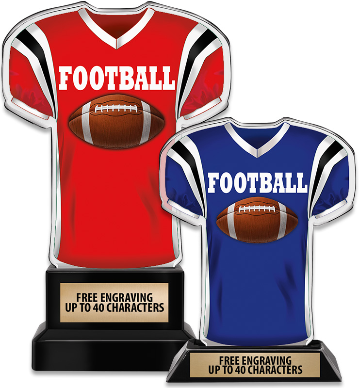 Acrylic Football Jersey Front