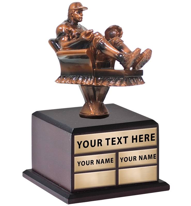 Fantasy Baseball Couch Potato Perpetual Base Trophy