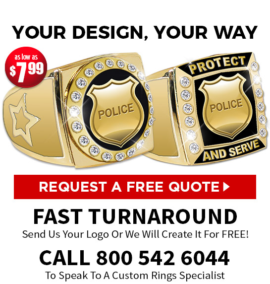 Custom Police Rings
