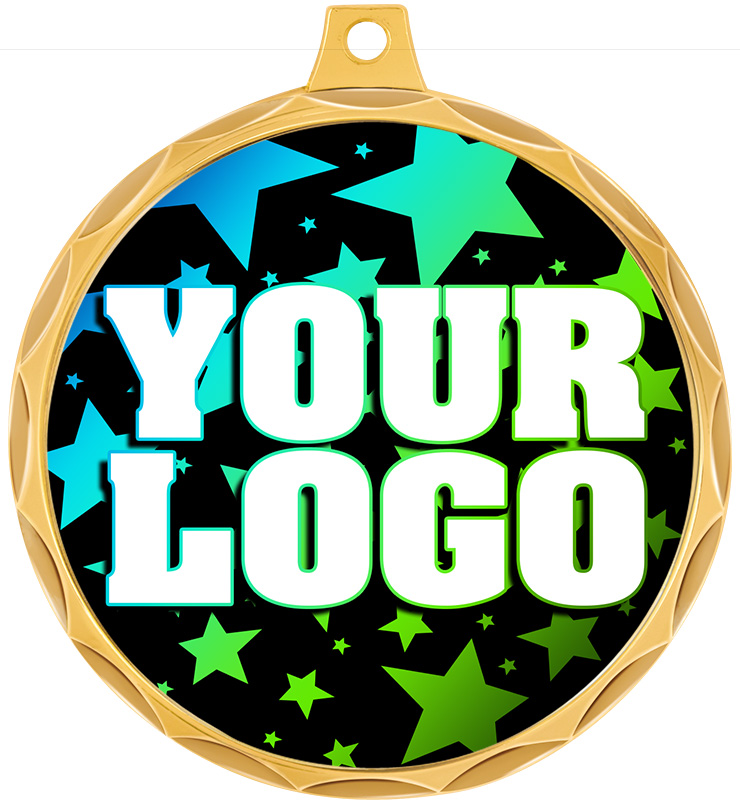 2 1/4" Petal Edge Insert Medals