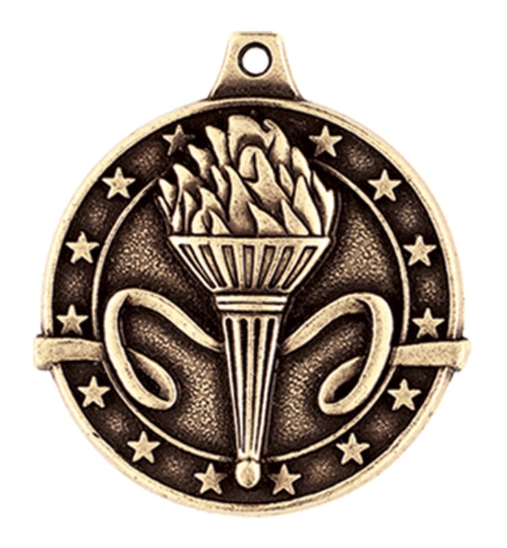 1.75" Torch Medal