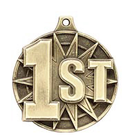 2" 1st Place Medal