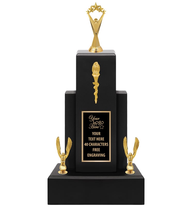 Black Wood Championship Trophies