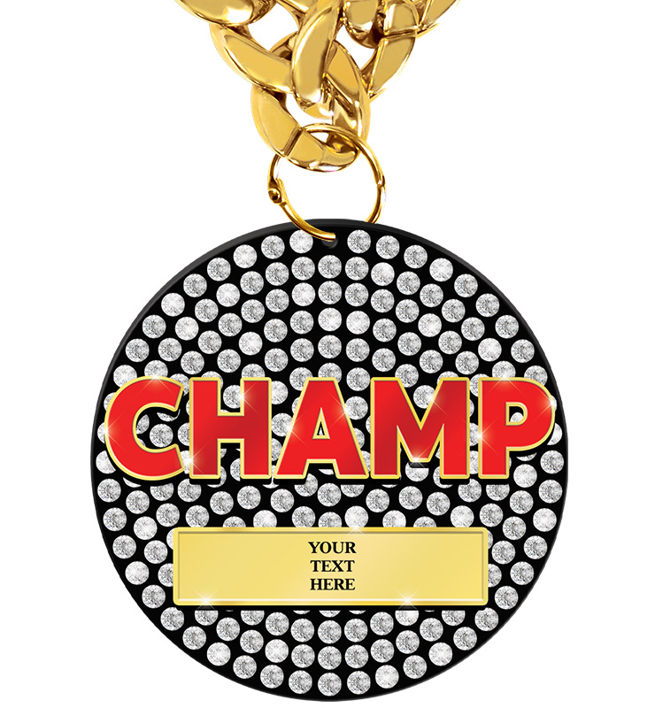 6" Baller Champion Acrylic Medal