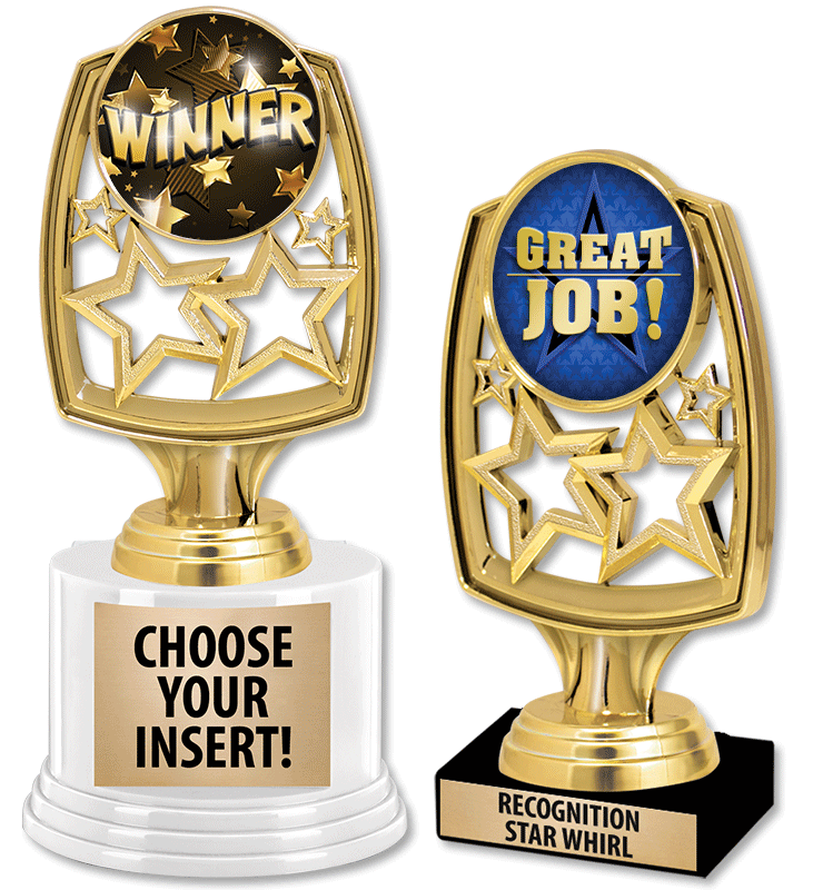 Star Whirl Recognition Trophy