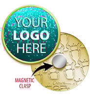 1" Insert Pin With Magnetic Clasp