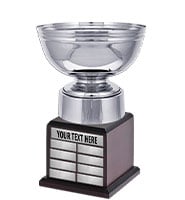Metal Rosebowl Perpetual Cup Trophy