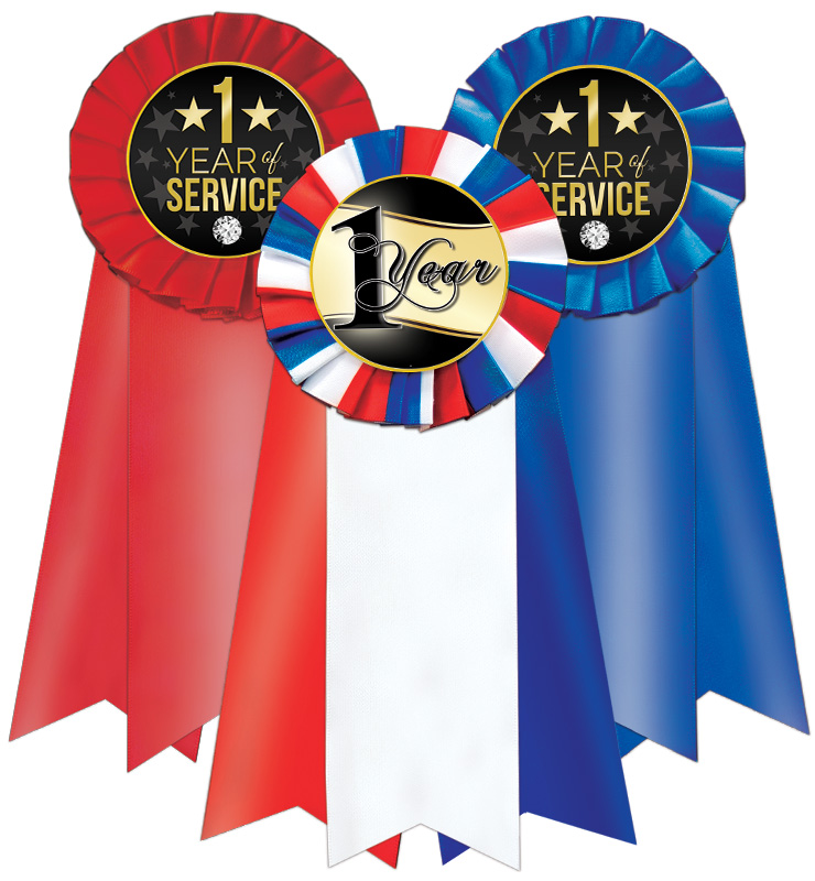 Recognition Jumbo Rosette Ribbons
