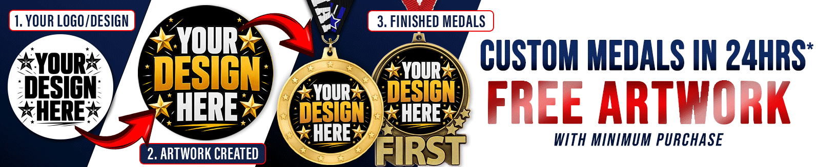 Custom Insert Medals