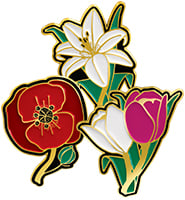 Flower Enamel Pins