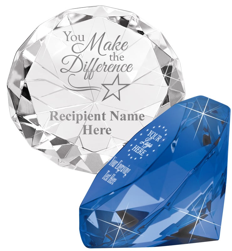 80 Carat Diamond Paperweights