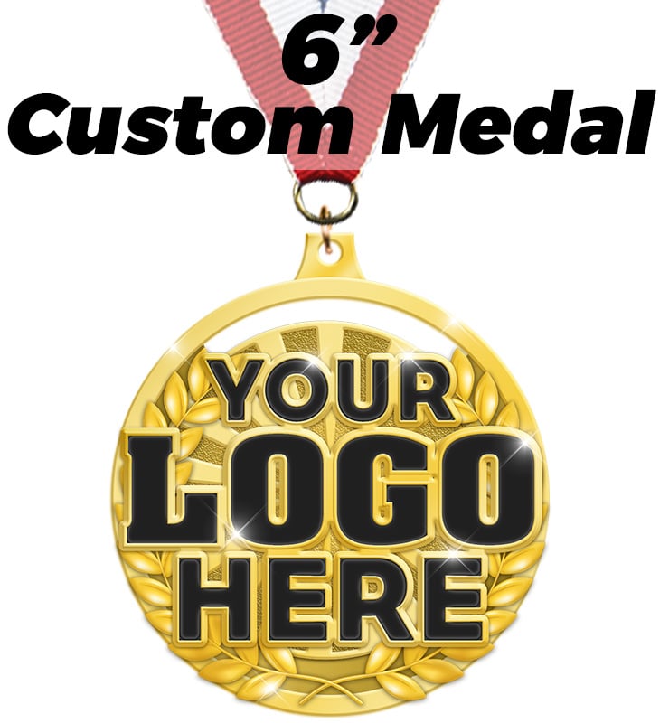 6" Custom Diecast Medal