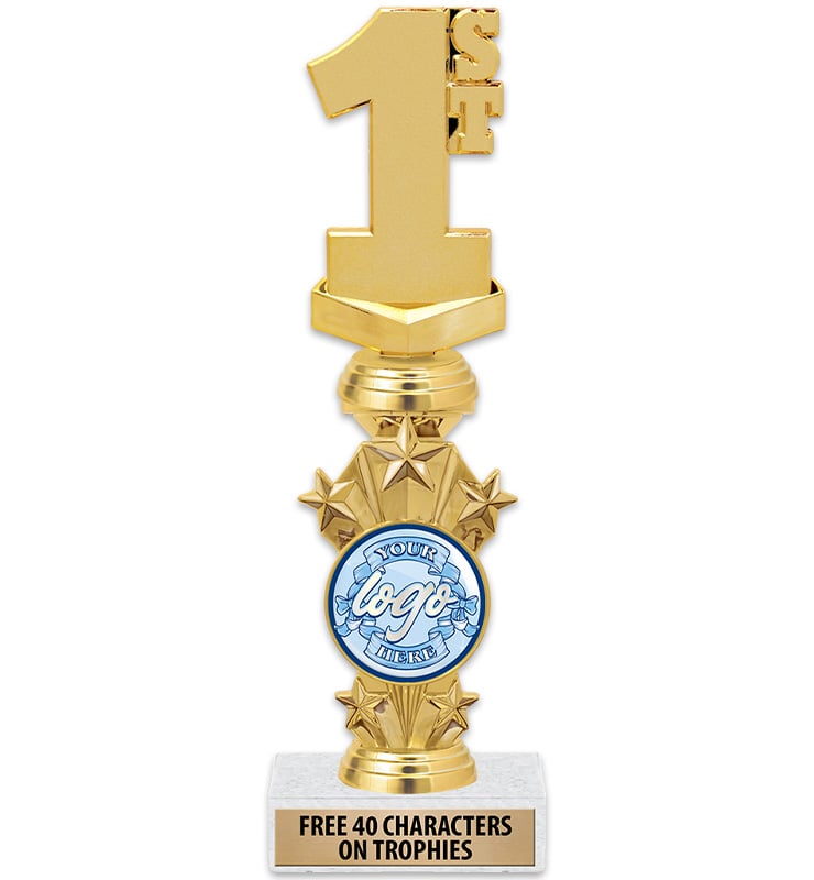 12" Starburst Custom Insert Trophy