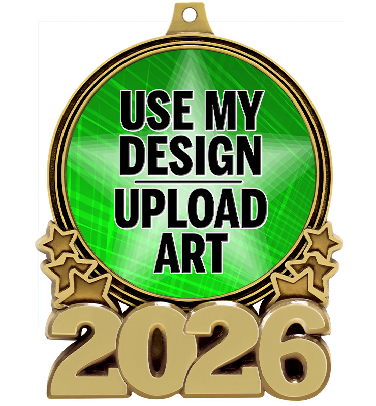 3" Double Action 2026 Insert Medals