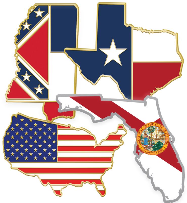 State Flag Pins
