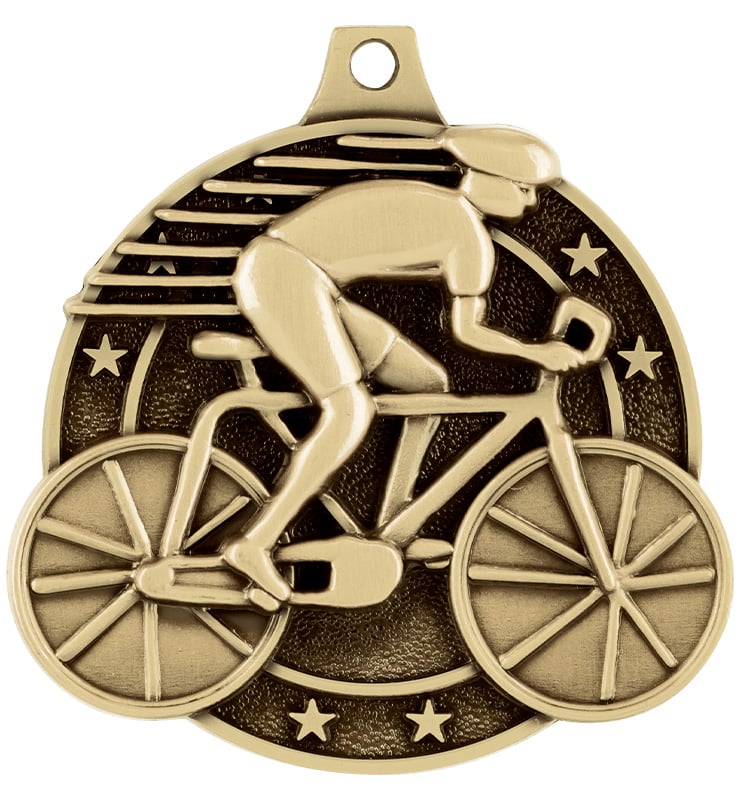 2" Cycling Medal