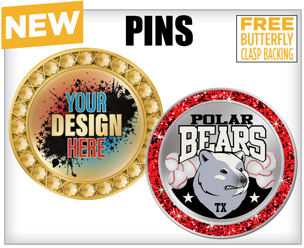 New Arrivals Pins