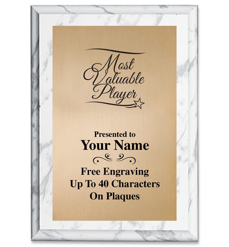 Metallix Logo Plaque With Gold Plate