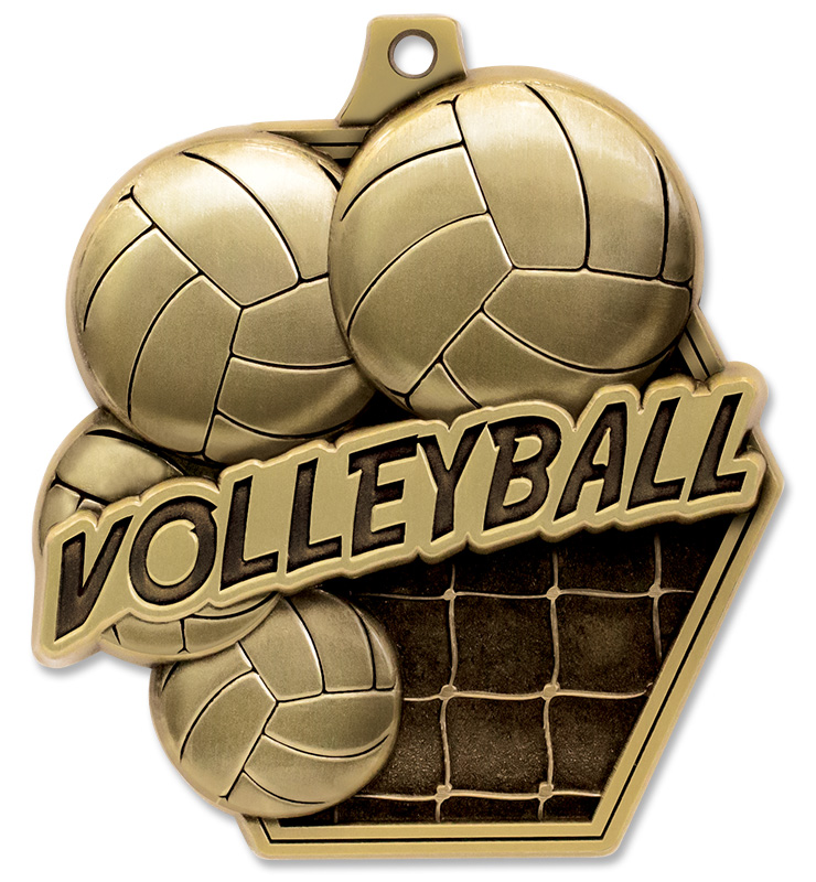 2 1/4" Masters Volleyball Medals